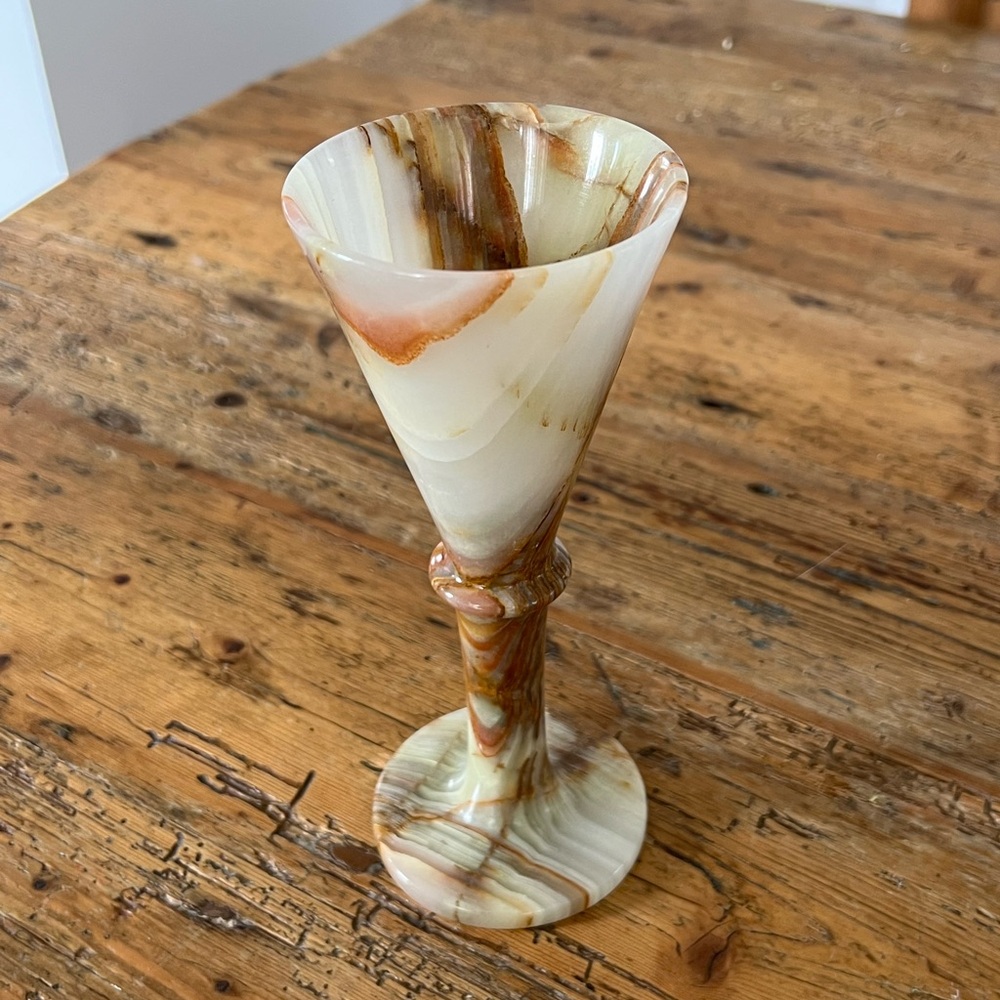 Vintage Onyx Chalice